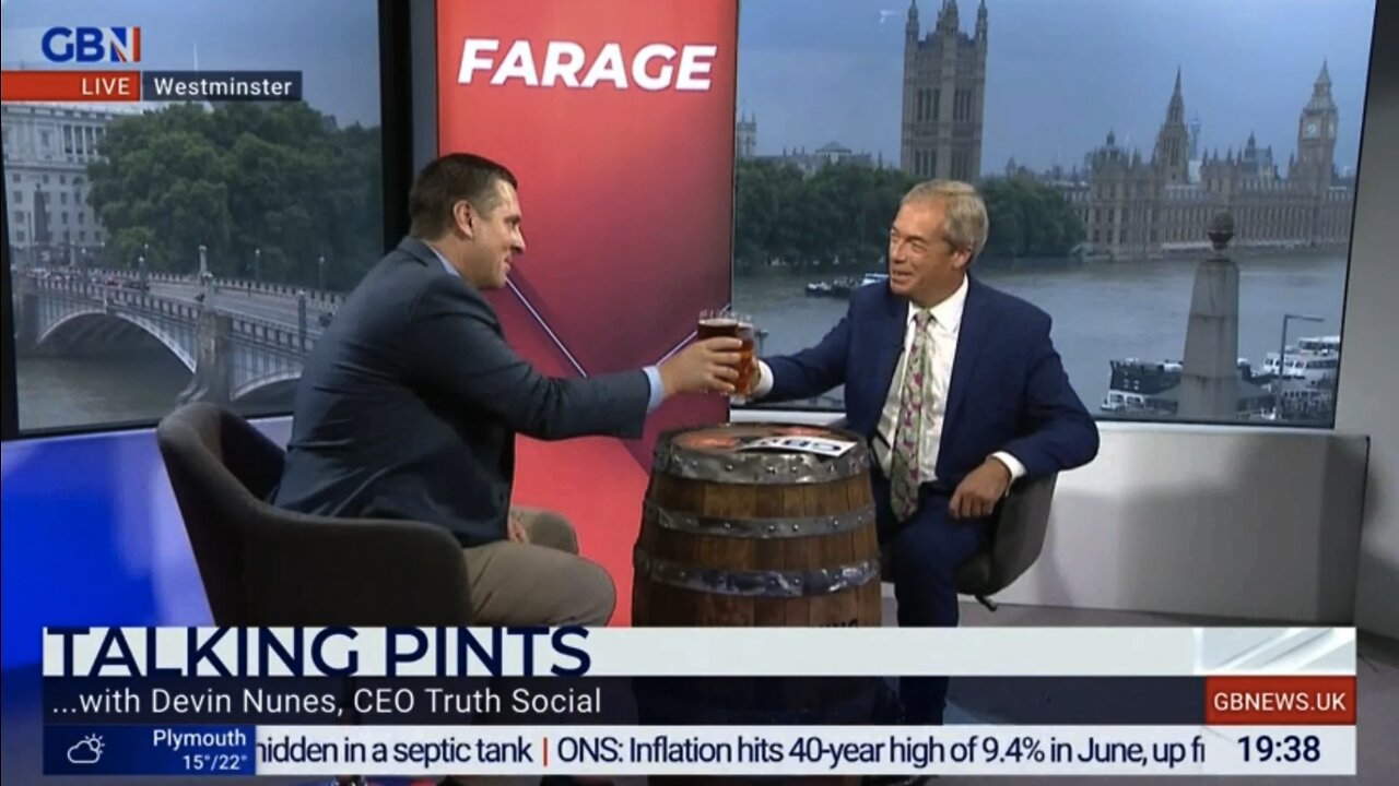 Devin Nunes joins Nigel Farage in London for Truth Social’s UK debut