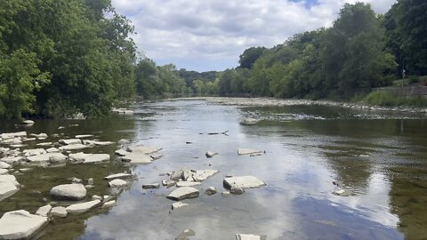 Another view of Humber River just past Dundas St bridge