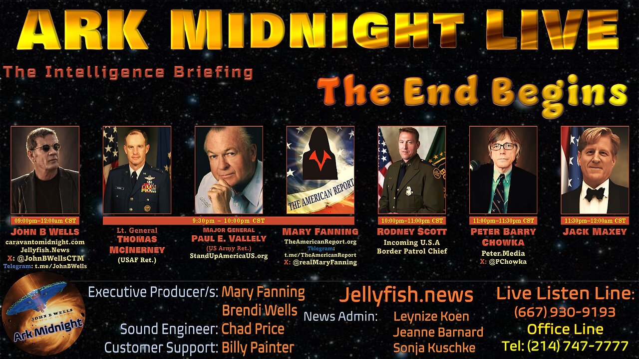 The Intelligence Briefing /The End Begins - John B Wells LIVE