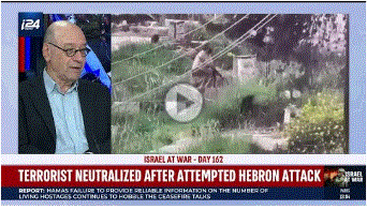 Terrorist attack in Hebron: gunman fires from cemetery, before being shot