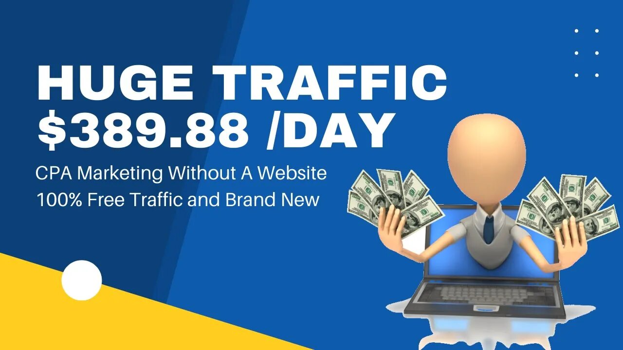 Huge Free Traffic $389.88 Per Day, How To Promote CPA Offers, CPA Marketing, CPAGrip, CPALead