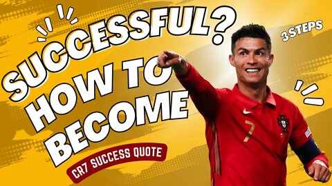 Cristiano Ronaldo Success Quote│How To Become Successful? 🔥│CR7 Short Video│#quote#motivationalvideo
