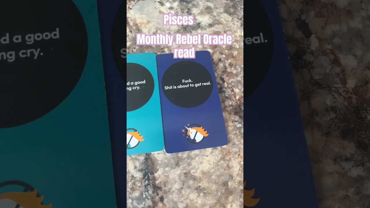 Pisces Monthly Rebel Oracle read#piscestarot #pisceshoroscope