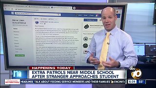 Extra patrols near Alpine middle school after stranger approaches student