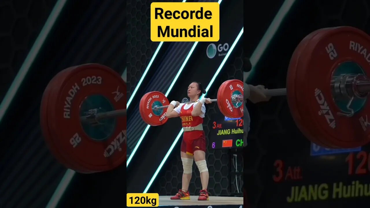 RECORDE MUNDIAL no Arremesso de 120kg de Huihua Jiang