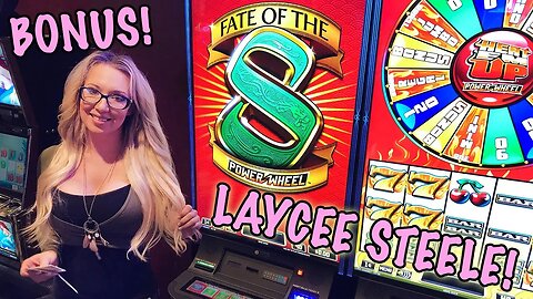 🔥 $100 Power Wheel Bonus on Fate of the 8! 🔥Laycee Steele | Slot Ladies