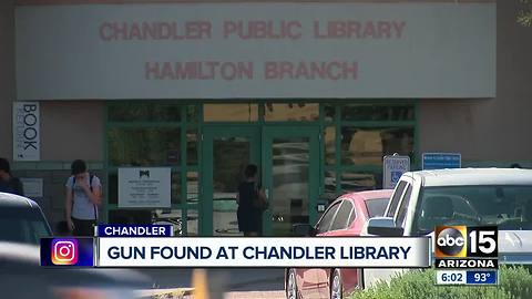 Police officer leaves loaded gun at Chandler school