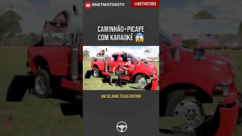 PICAPE+CAMINHÃO COM KARAOKÊ e 1000watts de potencia #shortsfeed #carrosclassicos #viral #explorar