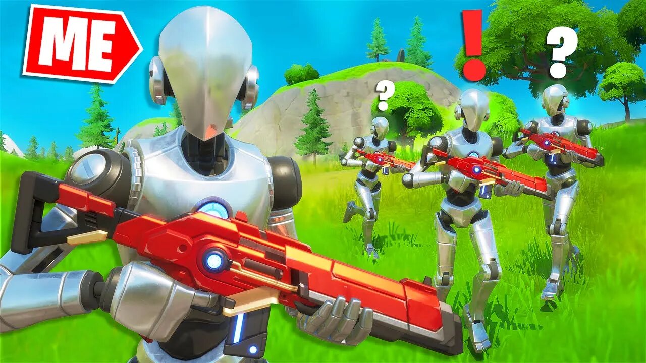 I Pretended To Be Stark Bots in Fortnite