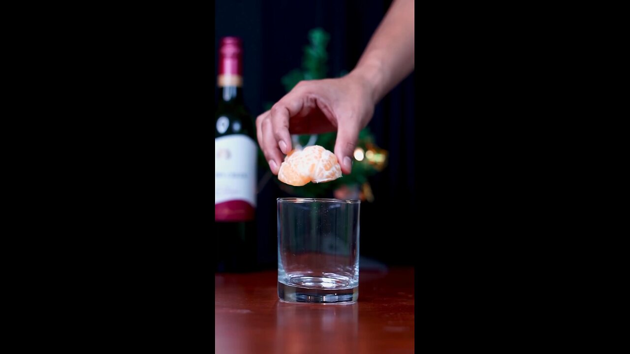 Tasty wine drink
