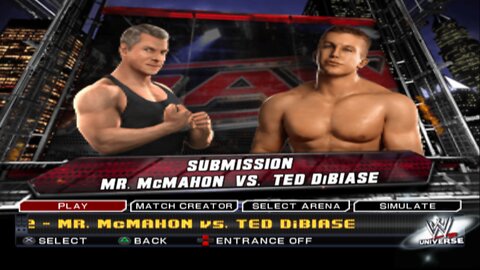 WWE SmackDown vs. Raw 2011 Mr. McMahon vs Ted DiBiase