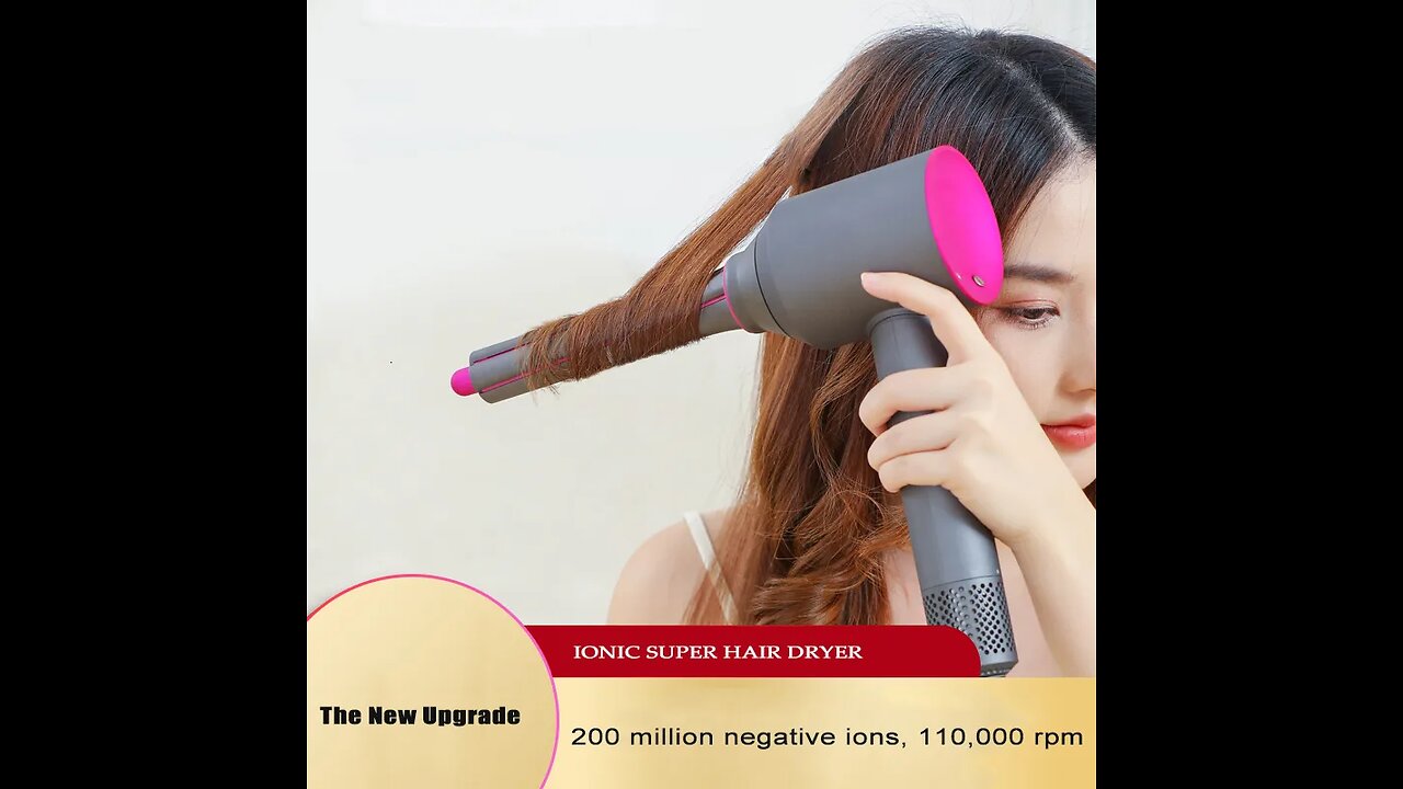 New Professinal Leafless Hair Dryer Negative Lon Hair Care Quick Dry Home Powerful Hairdryer