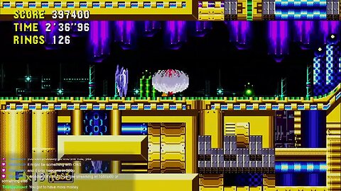 Sonic CD - Knuckles doesn't chuckle - He clips through walls