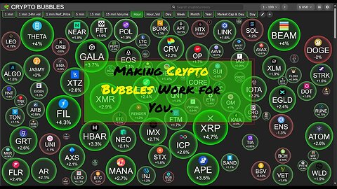 Crypto Bubbles and Chart Analysis