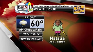 Weather Kid - Natalia - 4/26/19