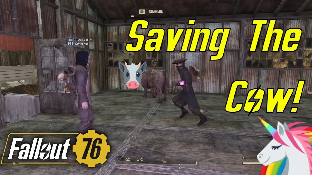 Animal Control Called To Free The Abused Cow In Captivity in Fallout 76