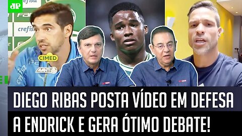 "Eu ACHO que o Diego Ribas deu..." Ex-meia do Flamengo GRAVA VÍDEO, DEFENDE Endrick e GERA DEBATE!