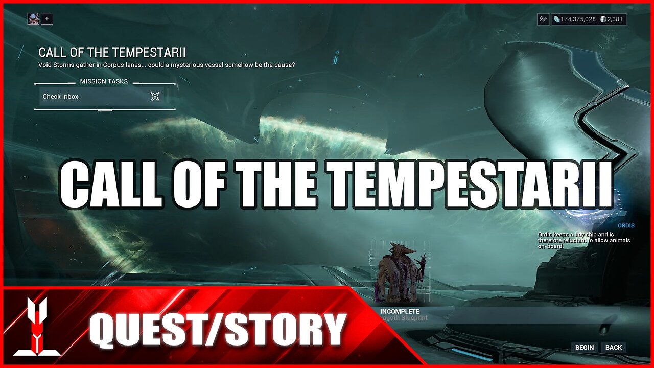 『Warframe』QUEST: Call of the Tempestarii