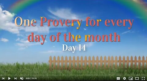 Proverbs Chapter 014