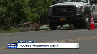 Water main break in Hamburg affects water pressure for some residents