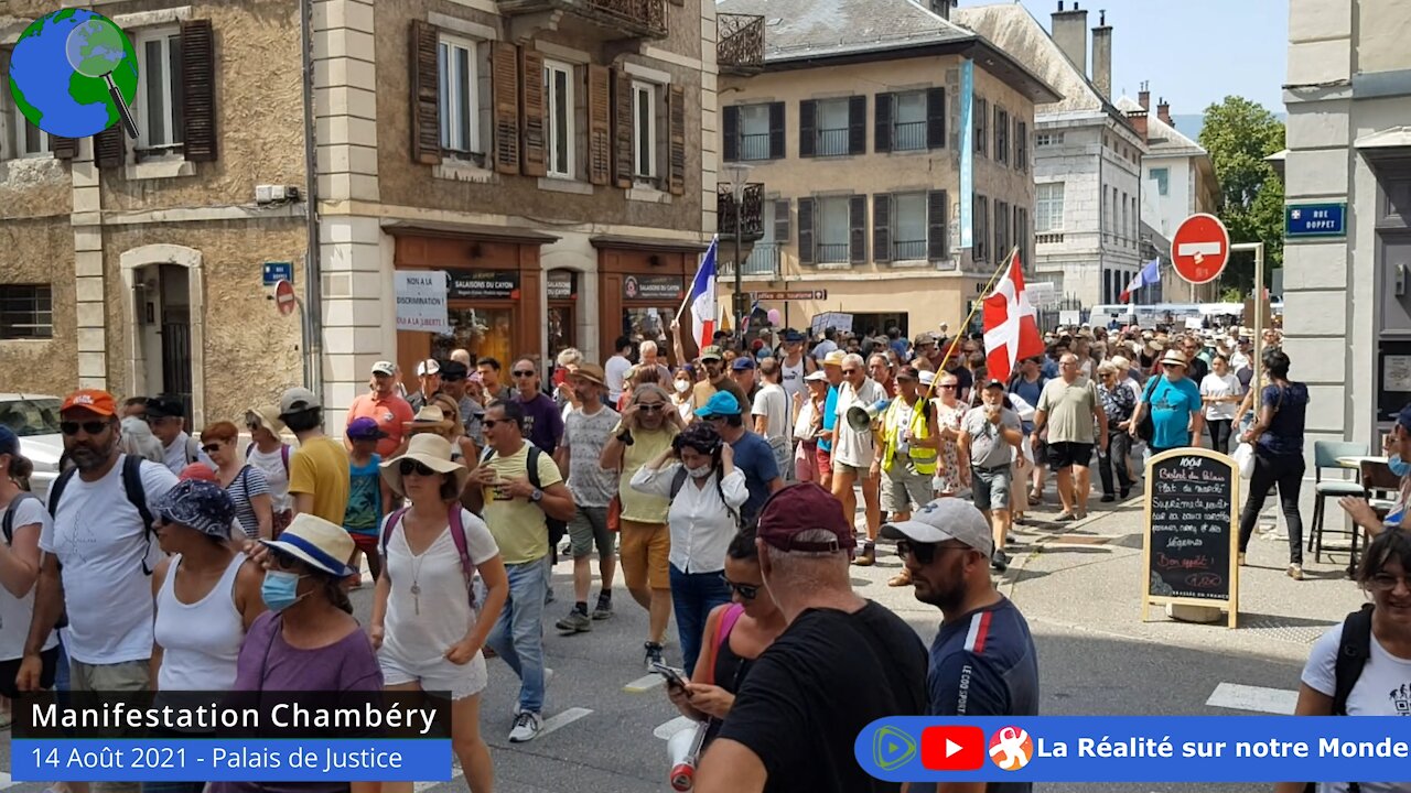 14/08/21 - Manif Chambéry Palais de Justice (Version Accélérée)