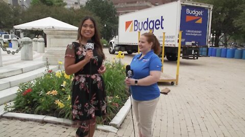 Getting ready for the kick-off of the Taste of Buffalo