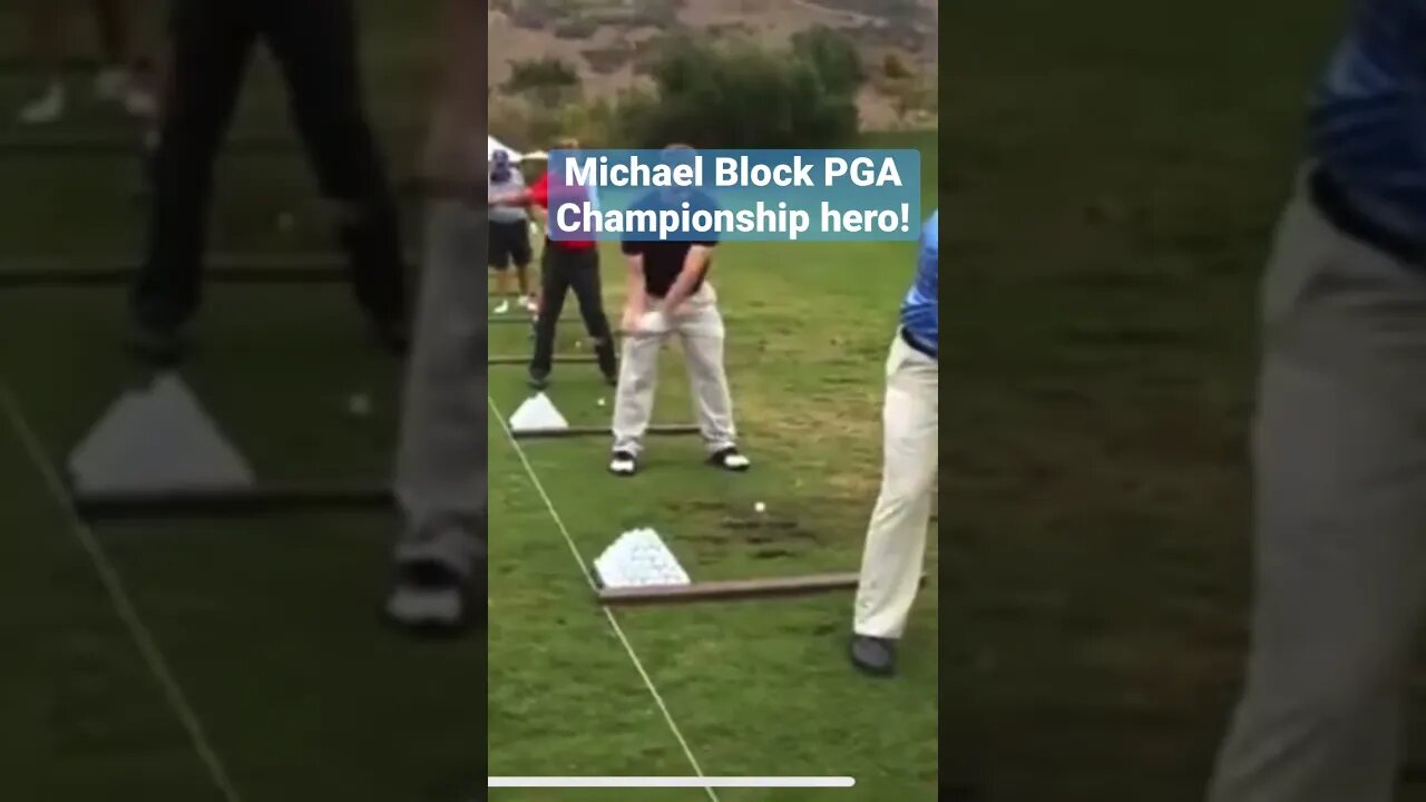 Michael Block PGA Championship hero! Make hole in one #michaelblock #pgachampionship #golf