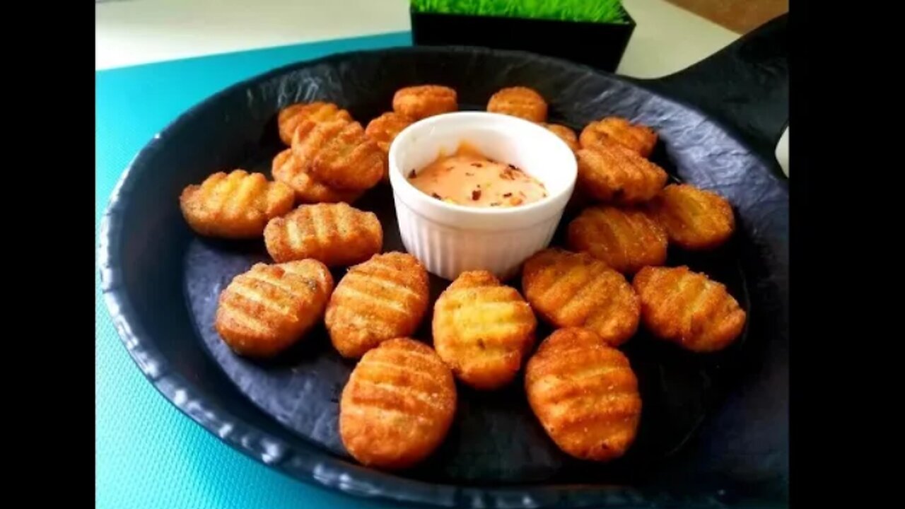 POTATO NUGGETS RECIPE|POTATO SNACK RECIPE