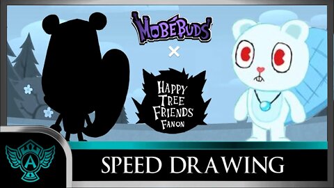 Speed Drawing: Happy Tree Friends Fanon - Bizarrey | Mobebuds Style