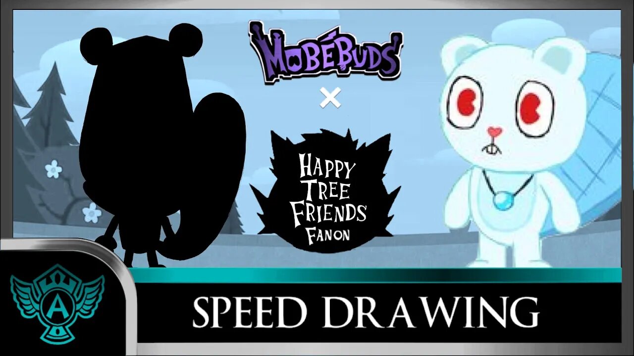 Speed Drawing: Happy Tree Friends Fanon - Bizarrey | Mobebuds Style