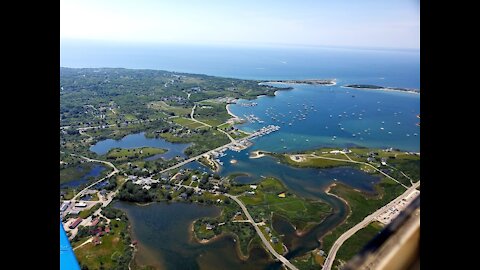 Landing at Block Island Runway 28