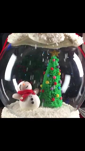 Sphere Christmas Cake