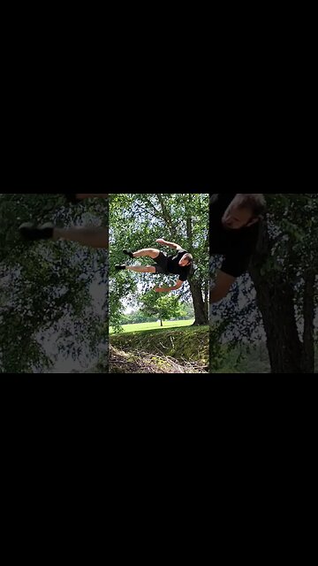 Slow Mo Side Flip Over Gap