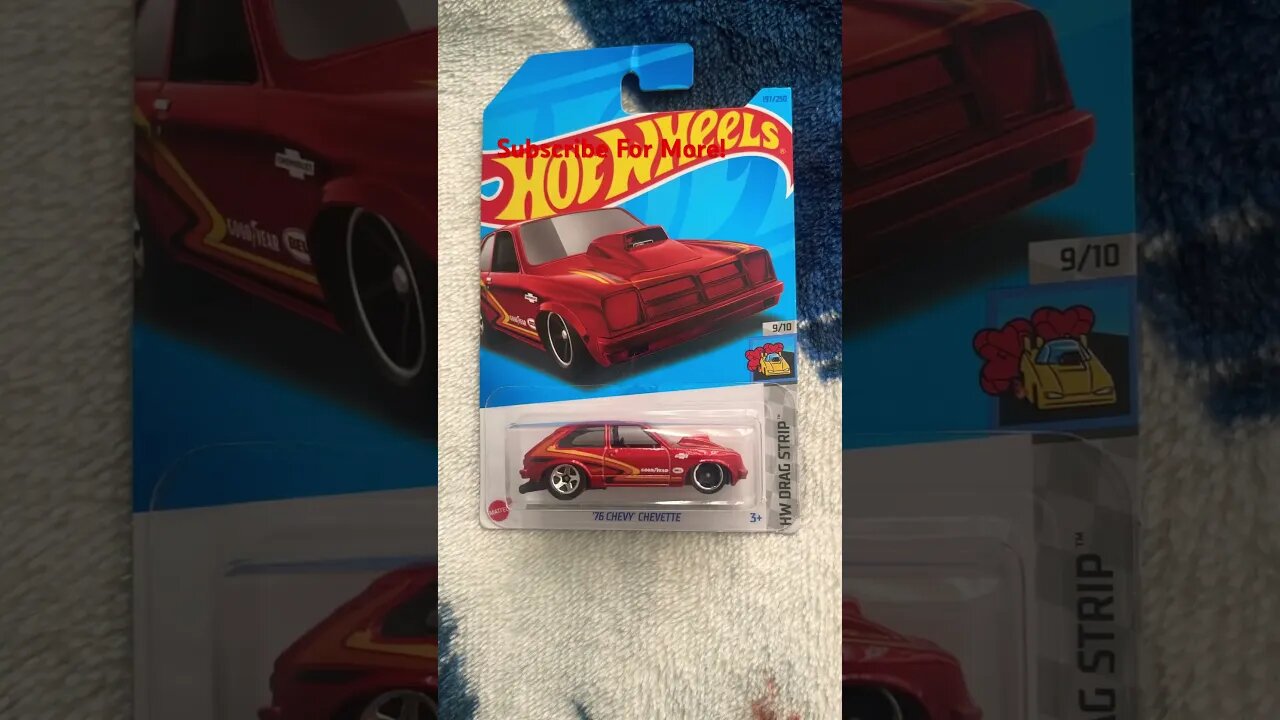 Hotwheels Custom 68 Camaro, 76 Chevy Chevette, 86 Ford Thunderbird Pro Stock & Porsche 9285 Safari