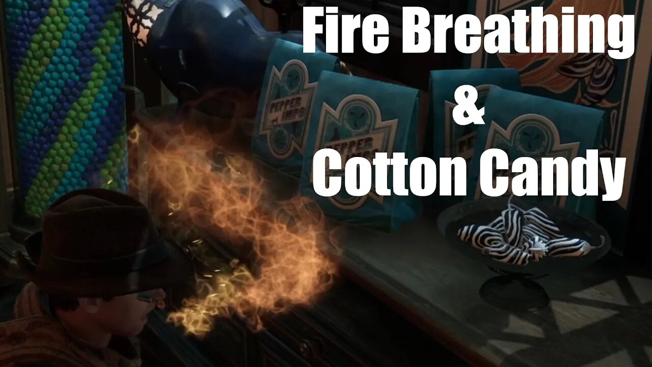 Hogwarts Legacy Fire Breathing & Cotton Candy