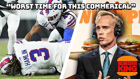 Damar Hamlin Incident Followed By Burger King Commercial