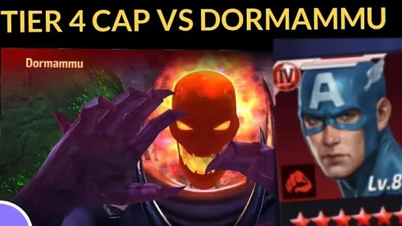 TIER 4 CAPTAIN AMERICA VS DORMAMMU GBR - Marvel Future Fight
