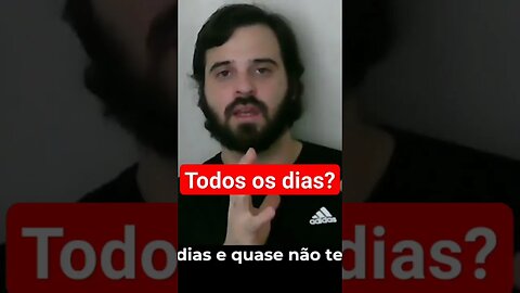 Treinar todos os dias?