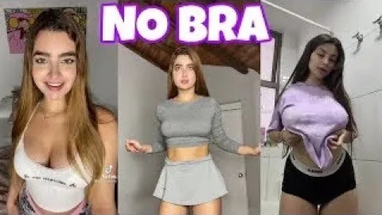 TikTok No Bra Challenge | Tiktok Thots Compilation 🤤🥰