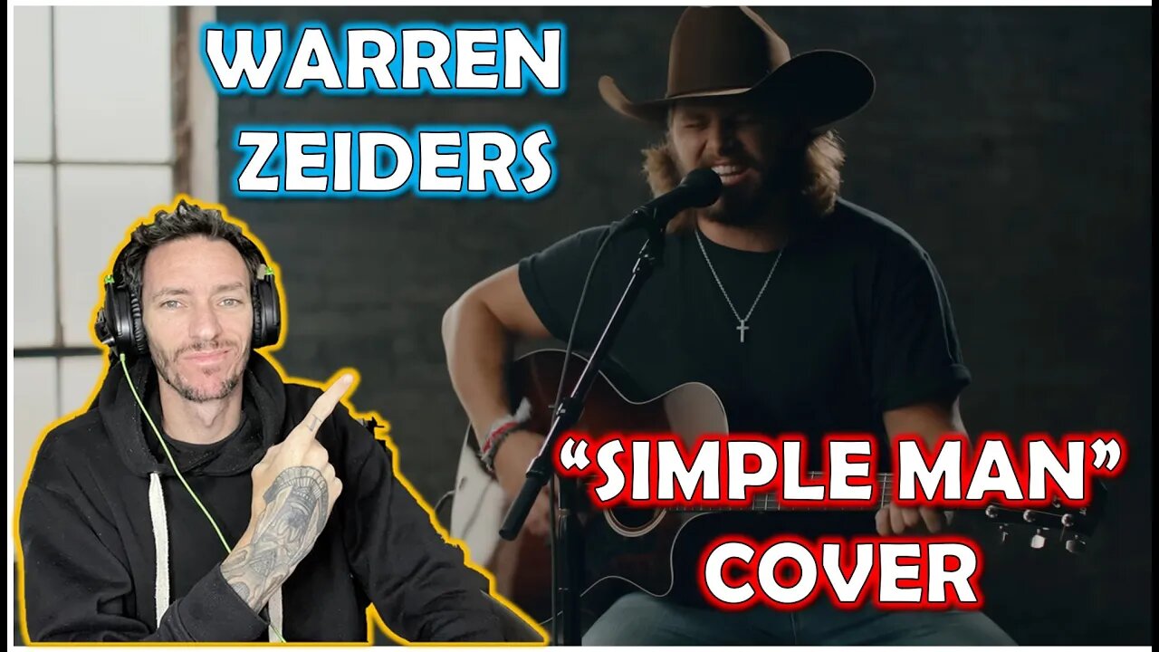 TOP 3 BEST COVER!! Warren Zeiders - Simple Man Lynyrd Skynyrd Cover (REACTION)