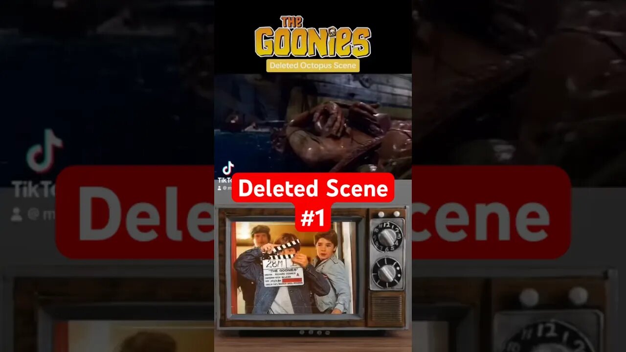 The Goonies, Octopus Deleted Scene #goonies #seanastin #octopus #coreyfeldman