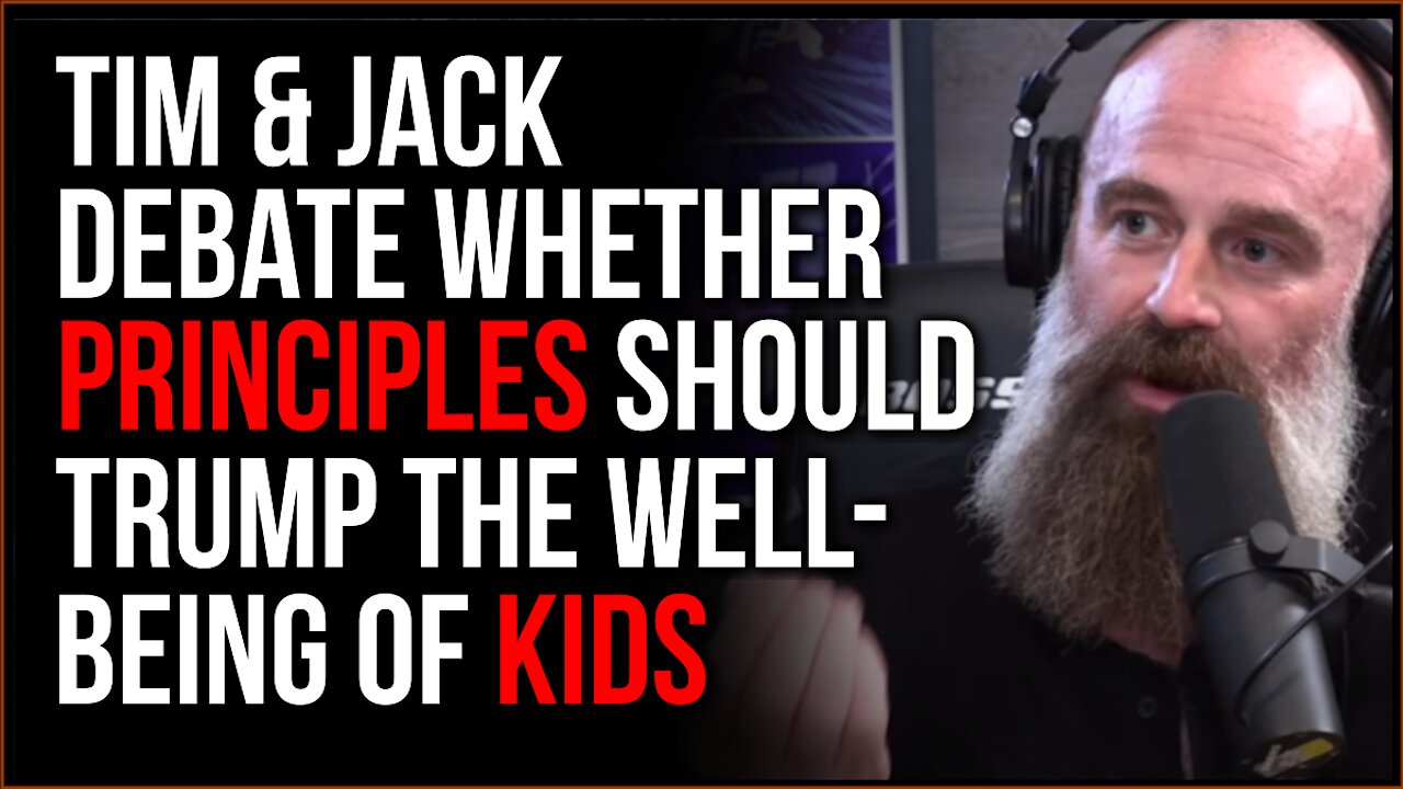 Tim And Jack Debate Standing Up For Principles Or Trying To Do Right By Kids