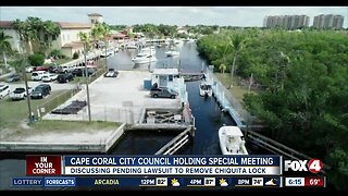 Cape Coral holding special meeting to discuss Chiquita Lock