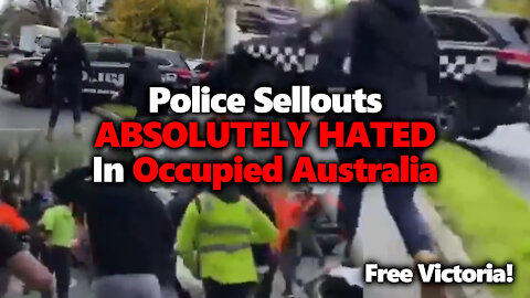 RESISTANCE: More Cop Cars Pelted By Angry, Oppressed Victorians. Drive Away, Fearing Justice