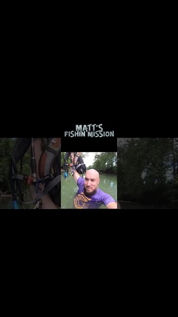 Wading DEEP water for a fishing spot!