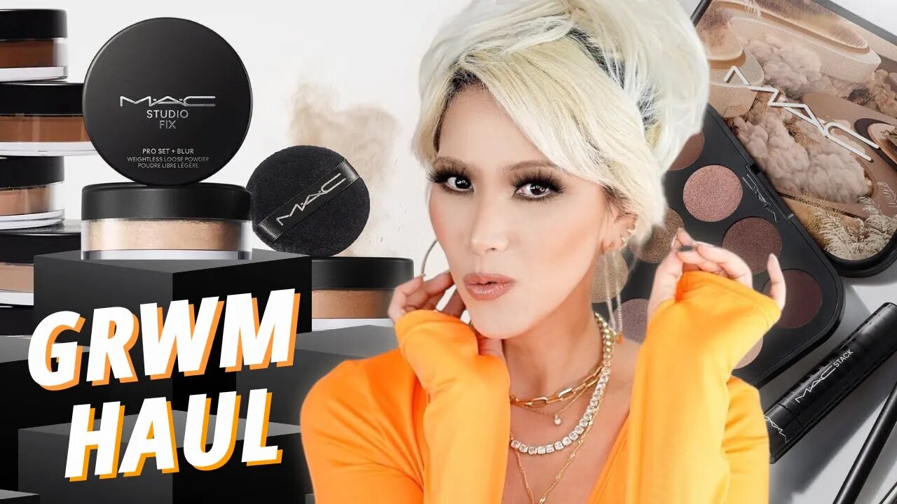 FULL FACE MAKEUP GRWM | NEW! MAC STUDIO FIX PRO SET LOOSE POWDER REVIEW | NEW MAKEUP AT ULTA HAUL