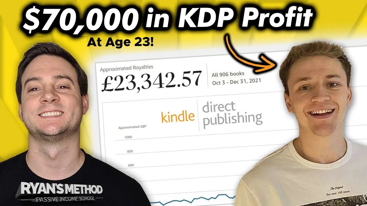 23 Year Old Makes $70K w/ Amazon KDP In 2 Years