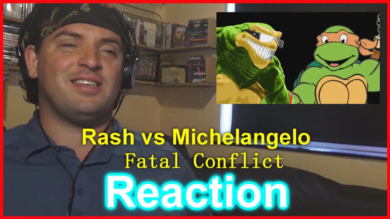 Reaction: Rash vs Michelangelo (Battletoads vs TMNT) - Fan War： Fatal Conflict