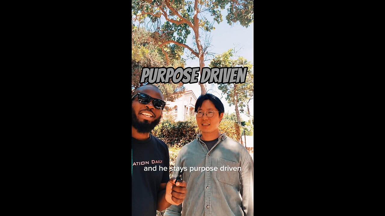 Purpose Driven #dayodman #eeyayyahh #motivation #motivationalspeaker