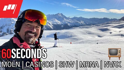 ⏱️60 Seconds $MOLN #casinos $SHW $MRNA $NVAX see you on TV 📺 at Noon 🕛 from 🇨🇭mo @MarketRebels 🏴‍☠️